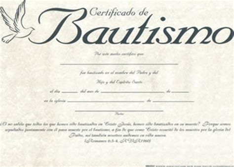Certificados De Bautismos Imagui