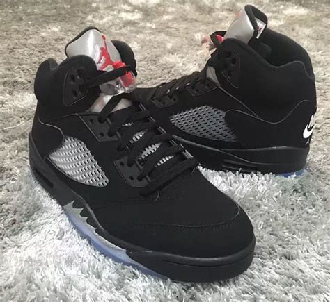 The air jordan numbered series has come a long way since it originally released as a nike basketball shoe. Nike Air Jordan 5 OG Black Metallic Silver 2016 - Sneaker Bar Detroit