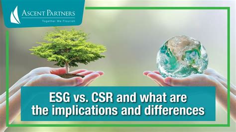 Esg Vs Csr And What Are The Implications And Differences 艾升集团