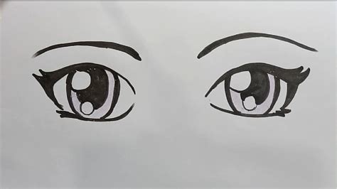 How To Draw Anime Eyes Step By Step And Easy