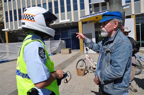 Freedom Cyclist V Helmet Laws Ad Free Advocacy Canberra Punk