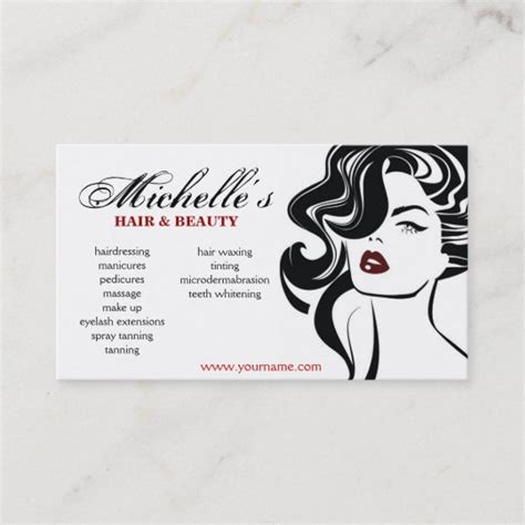 These business cards are highly vibrant and are bound to catch the attention of the receivers. Retro Hair & Beauty salon business card design | Zazzle.com