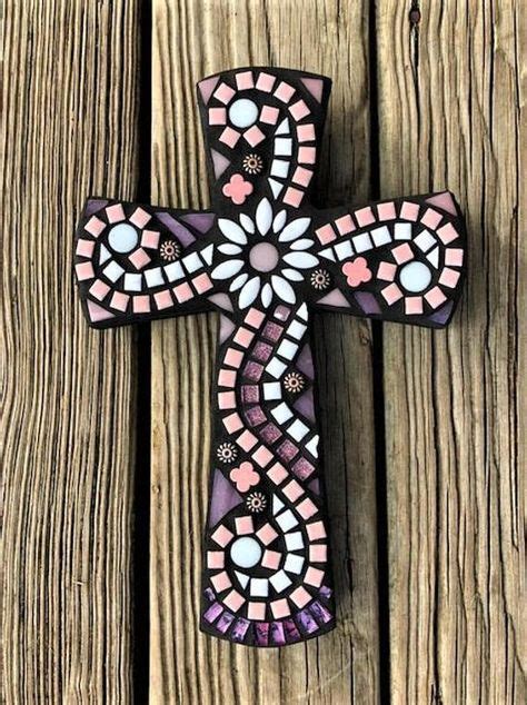 This One Of A Kind Mosaic Cross Is 12 And Would Look Gorgeous Hanging