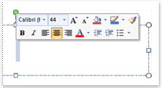 Microsoft Office Tutorials Use The Mini Toolbar To Add Formatting To
