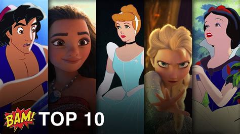 Top 10 Disney Animated Movies Of All Time Youtube