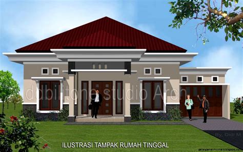 Desain rumah minimalis 6x11 1 lantai. model rumah mewah 1 lantai