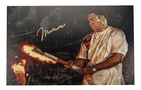 Lot Detail Muhammad Ali Signed Limited Edition Stephen Holland Hand