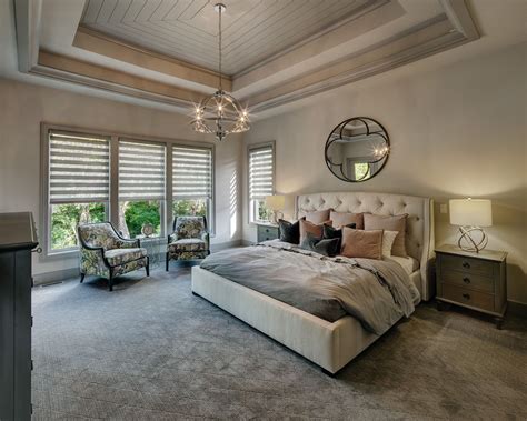 Master Bedroom With Tray Ceiling Tray Ceiling Bedroom Master Suite