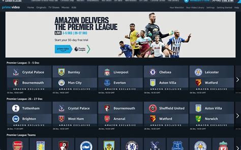 Amazon Prime Streaming Premier League Football What Matches Are Being
