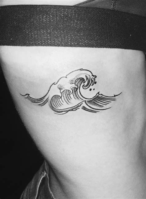 Ocean Wave Tattoos Black And White
