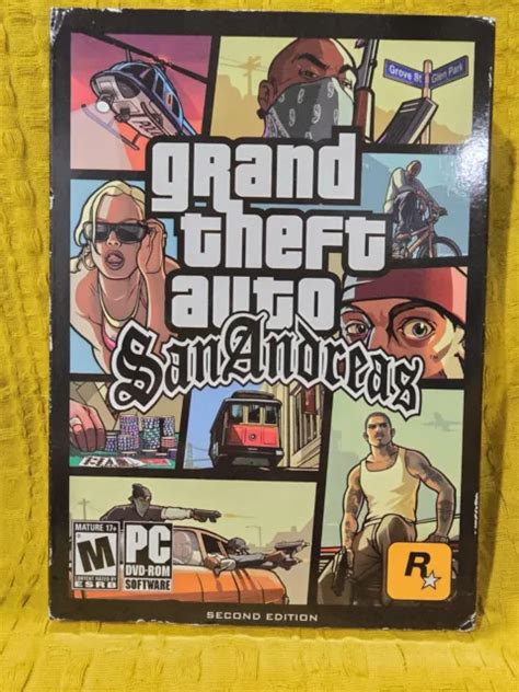 Grand Theft Auto San Andreas Pc Game Complete W Guide And Poster Pc