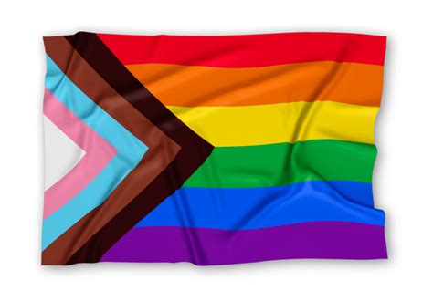 3d colourful lgbt rainbow pride flag illustration 20913904 png