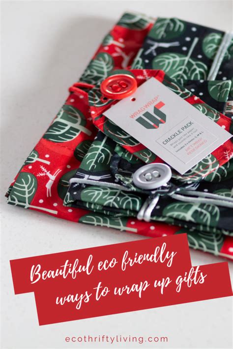 Beautiful Eco Friendly Wrapping Paper Alternatives Eco Thrifty Living