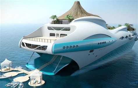 Futuristic Yacht