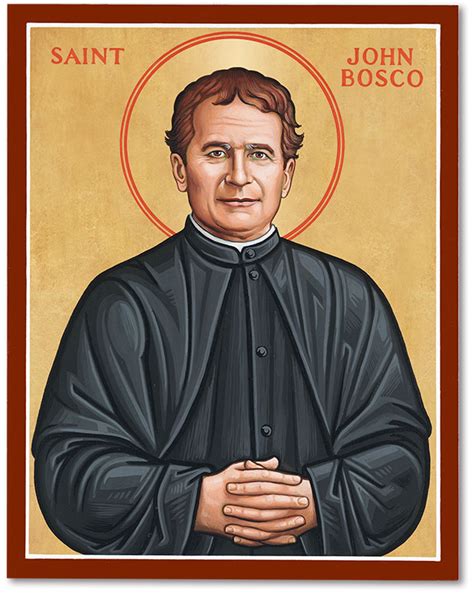 Men Saint Icons St John Bosco Icon Monastery Icons