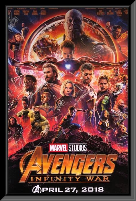 Official Marvel Avengers Infinity War Poster My Xxx Hot Girl