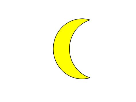 Yellow Moon Clip Art Vector Clip Art Online Royalty Free