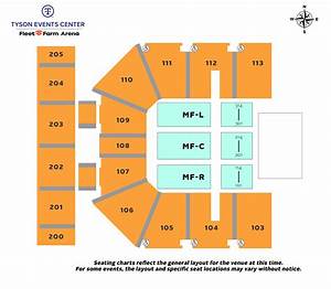 Seating Charts Tyson Events Center