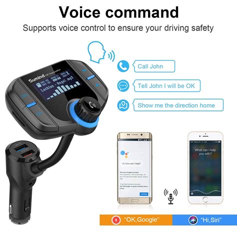 Upgraded Version Bluetooth Fm Transmitter Sumind Wireless Radio