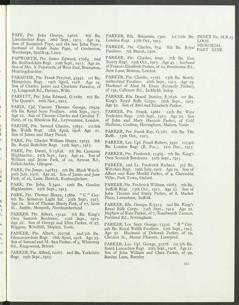 Private Alfred Parker | War Casualty Details 1766240 | CWGC