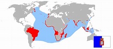 The Portuguese Empire at its maximum extent - Vivid Maps