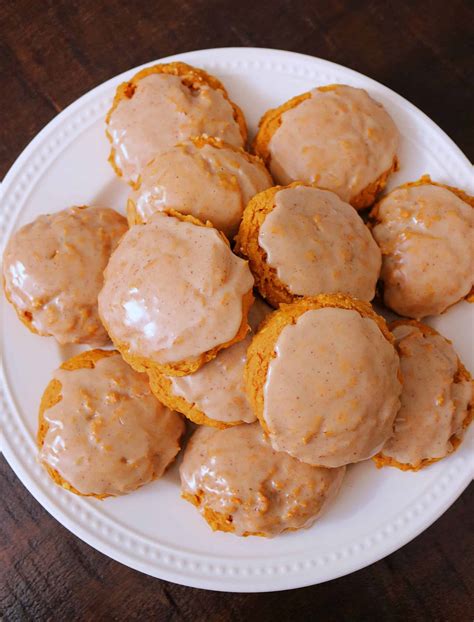 Cake Mix Pumpkin Spice Cookies With Maple Glaze Kindly Unspoken
