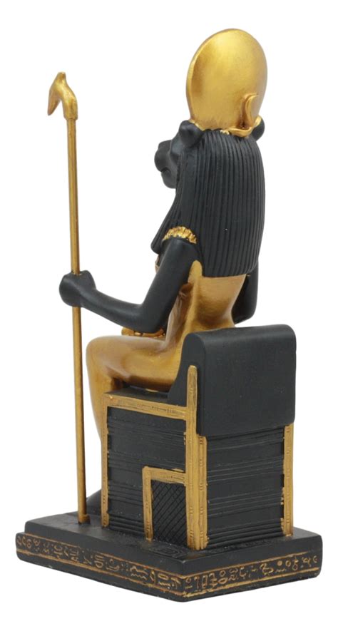 Ebros Classical Egyptian Gods And Goddesses Seated On Throne Statue Go Ebros T
