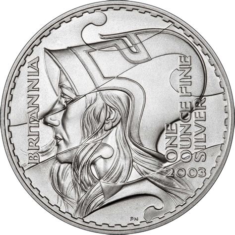 2003 Britannia Four Coin Set Silver Proof Chards