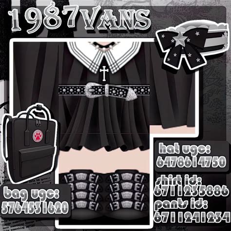 Four Black Grunge Emo Roblox Outfits With Matching Hats In 2021
