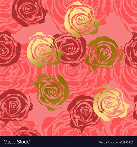 Gold flower clip art png. Abstract roses pink and gold background flower Vector Image