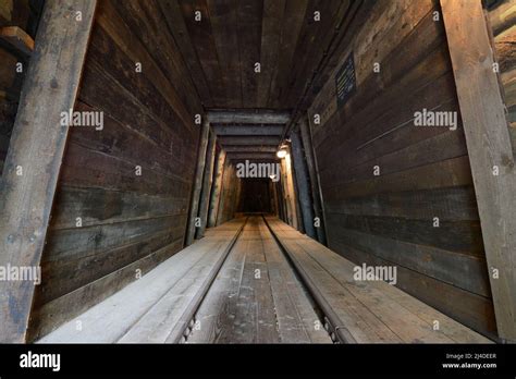 View Of A Mine Shaft Stock Photo Alamy