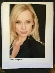 Jaime Bergman Playboy Playmate Vintage Headshot Photo W Credits Training Skills Ebay