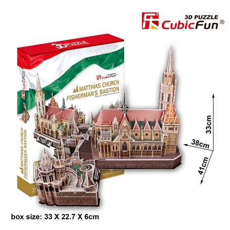 3d Puzzle Famous Hungarian Buildings Matthias Church Fishermans