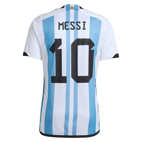 Lionel Messi 10 Argentina 2223 Home Jersey Kit Sidejersey