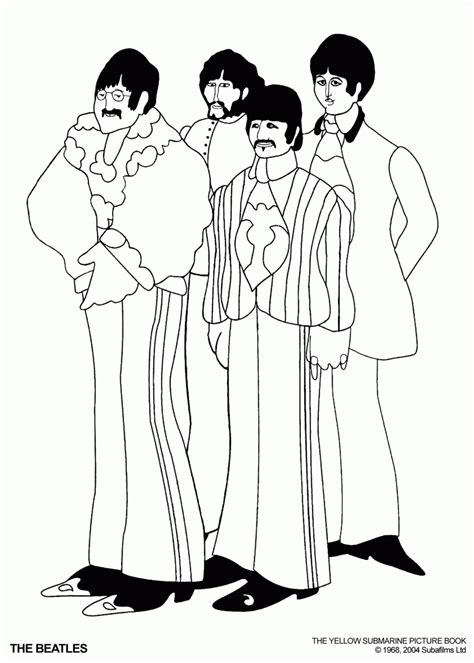 Download and print these beatles yellow submarine coloring pages for free. Beatles Yellow Submarine Coloring Page - Coloring Home