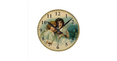 Vintage Angels Wall Clock