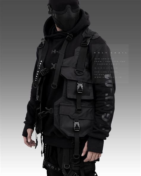 Hoodie Holygrail Official Tactical Wear Mens Fashion Casual Outfits Tech Wear Fashion