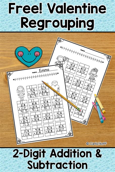 This Cute Valentine Freebie Includes Two Worksheets One Each For