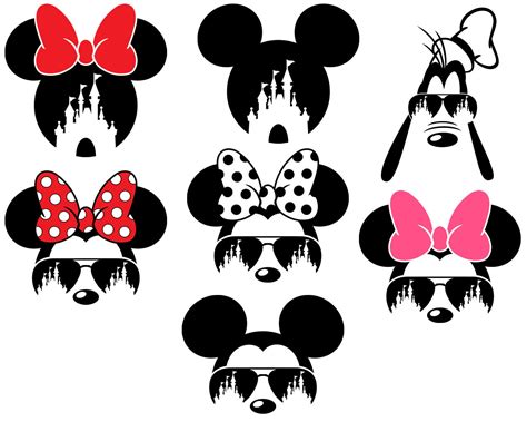 Free Disney Minnie Mouse Head Svg Svg Png Eps Dxf File