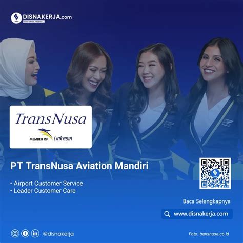 Disnakerja On Linkedin Pt Transnusa Aviation Mandiri Link Asia Group