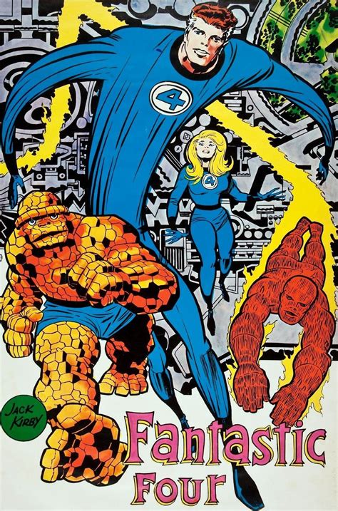 Fantastic Four By Jack Kirby Marvel Comics Superheroes Marvel Dc
