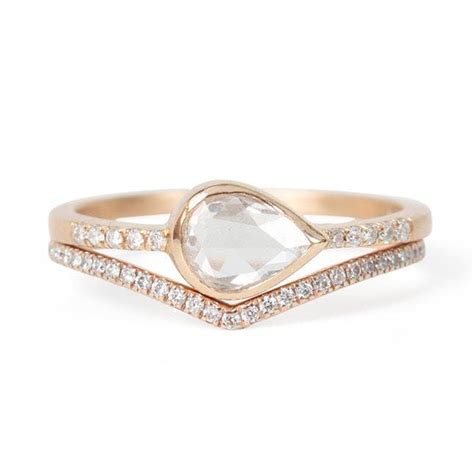 15 Unique Fitted Engagement Ring And Wedding Band Combos That Just
