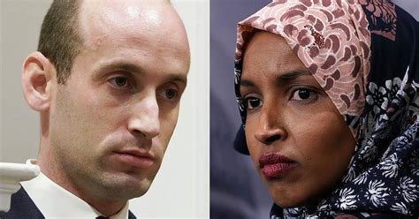 Rep Ilhan Omar Calls Stephen Miller A White Nationalist Huffpost