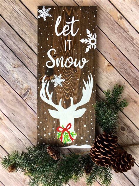 Lovely Christmas Wood Signs To Create A Unique Holiday Look Christmas Signs Wood Wooden