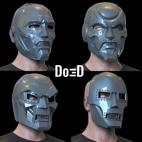 Doctor Doom Helmets Variant Dr Doom Masks 3d Printable Model Print