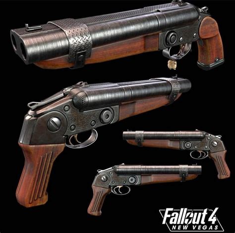 A First Look At The Sawed Off Shotgun From The Upcoming Fallout 4 Mod