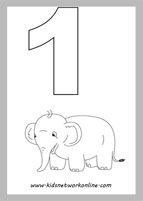 Numbers Coloring Pages