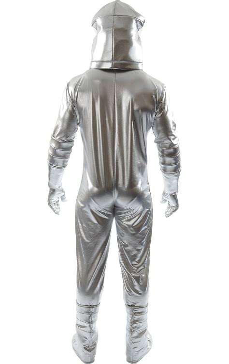 Mens Silver Astronaut Costume