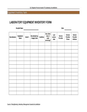 Lab Inventory Spreadsheet Complete With Ease Airslate Signnow