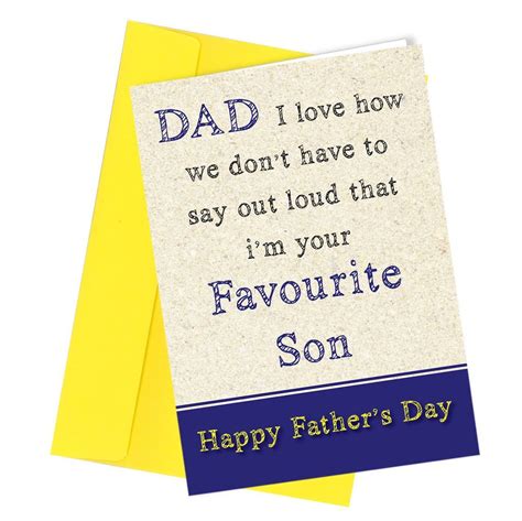 Greetings Card Comedy Rude Funny Humour Fathers Day Dad